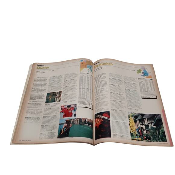American Express Vacations The Europe Book 1974 Travel Photography Vintage - Picture 6 of 6